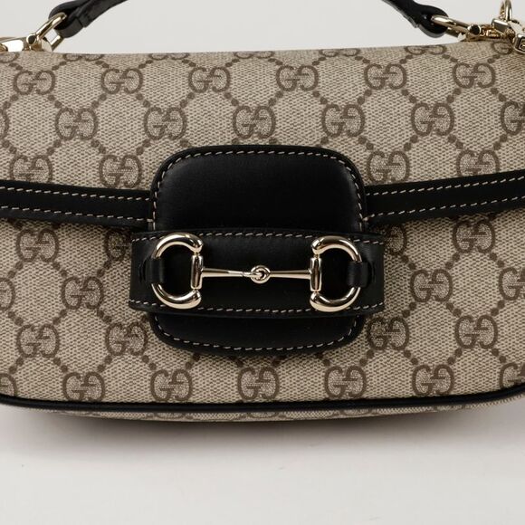 Horsebit Small Top Handle Tote Shoulder Bag - Picture 2 of 10